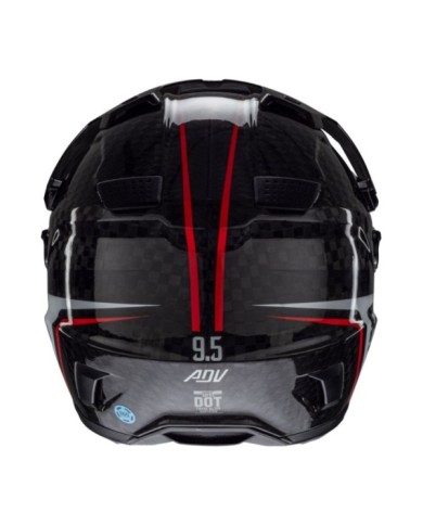 Leatt Adventure Helmet Kit ADV 9.5 V25 carbon noir-blanc-rouge