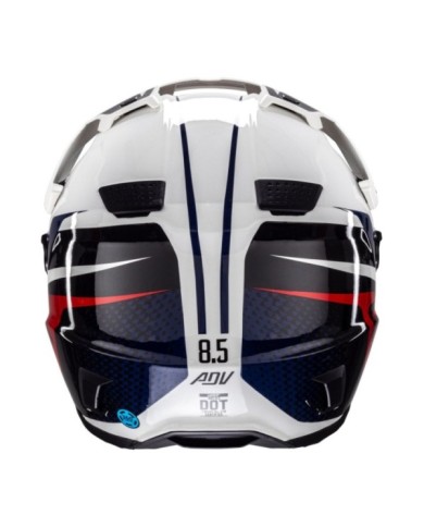 Leatt Adventure Helmet Kit ADV 8.5 V25 blanc-bleu-rouge