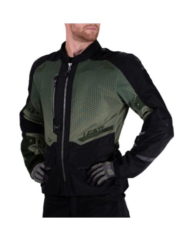 Leatt Adventure Jacket ADV FlowTour 5.5 V25 gris-vert foncé