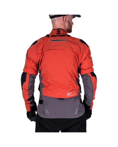 Leatt Adventure Jacket ADV Rally 5.5 V25 rouge-orange-gris-noir