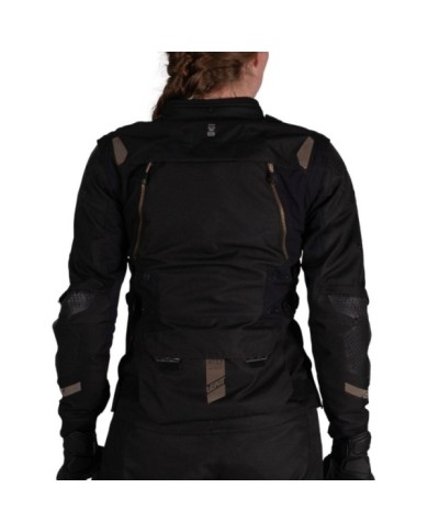 Leatt Adventure Jacket ADV Multitour 5.5 Women V25 gris foncé-noir-or