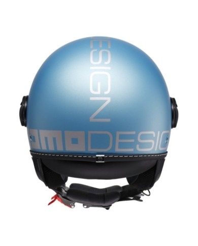 MOMODESIGN Casque jet FGTR Evo Mat bleu clair mat argent
