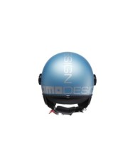MOMODESIGN Casque jet FGTR Evo Mat bleu clair mat argent
