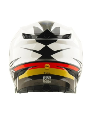 Troy Lee Designs SE5 Polycarbonate Helmet - Roamer white-blue-black