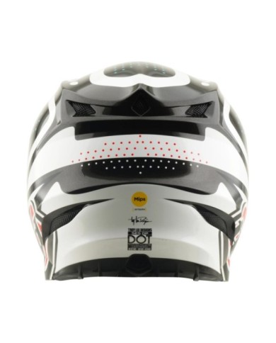 Troy Lee Designs SE5 Polycarbonate Helmet - The Line white-black-red