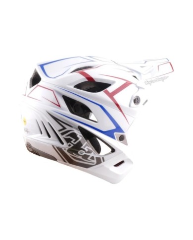 Troy Lee Designs Stage Stunt AS Helmet - Pinstripe white XS