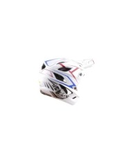 Troy Lee Designs Stage Stunt AS Helmet - Pinstripe white XS