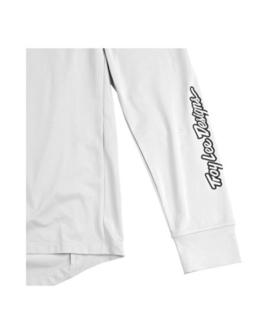 Troy Lee Designs Ruckus Long Sleeve Ride Tee - Art and Speed blanc