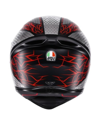 AGV Casque intégral K1 S Speedarmor gris mat orange