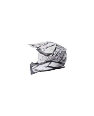 gms Casque de Motocross Fortis Graffi mat noir-blanc