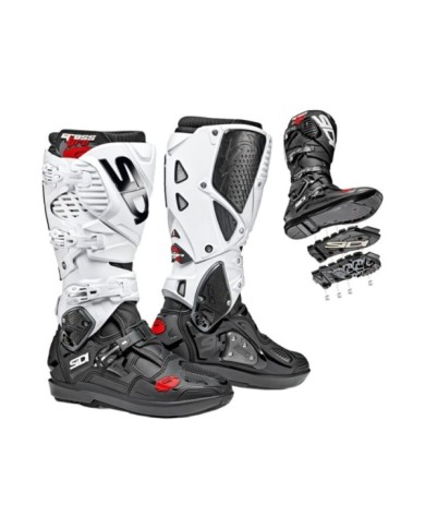 SIDI Bottes MX Crossfire 3 SRS noir-blanc
