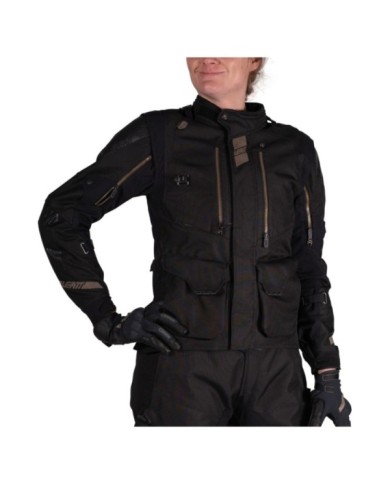 Leatt Adventure Jacket ADV Multitour 5.5 Women V25 gris foncé-noir-or