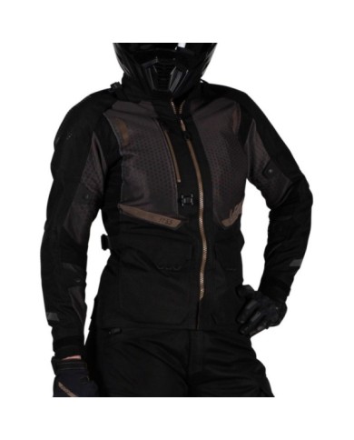 Leatt Adventure Jacket ADV FlowTour 5.5 Women V25 noir-gris foncé-or