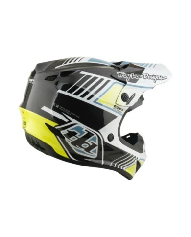 Troy Lee Designs Youth GP PRO Helmet - Segment gray-blue-yellow