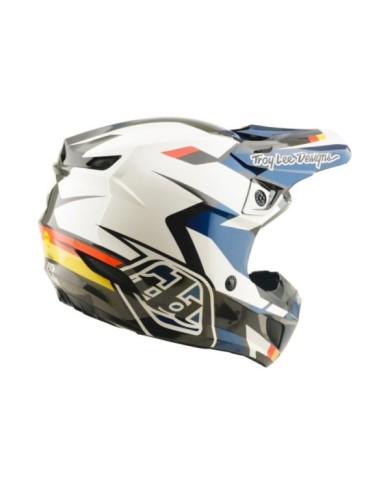 Troy Lee Designs SE5 Polycarbonate Helmet - Roamer white-blue-black
