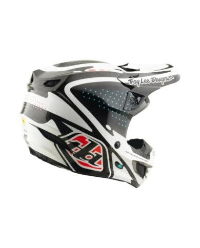 Troy Lee Designs SE5 Polycarbonate Helmet - The Line white-black-red