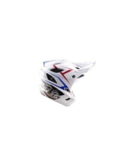 Troy Lee Designs Stage Stunt AS Helmet - Pinstripe white XS