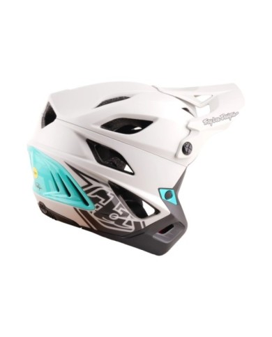 Troy Lee Designs Stage Stunt AS Helmet - Drone beige-turquoise XS