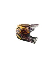 Troy Lee Designs SE5 ECE Carbon Helmet - Overspray black-gold-gray