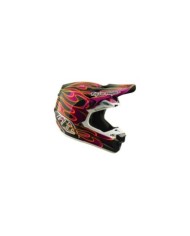 Troy Lee Designs SE5 ECE Carbon Helmet - Torched black-violet-gold