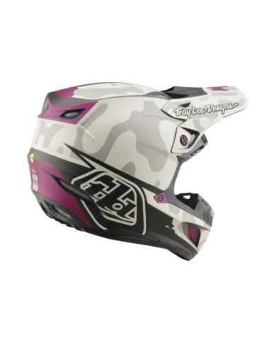 Troy Lee Designs SE5 ECE Composite Helmet - Myth beige-yellow