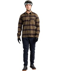 Troy Lee Designs Grind Flannel - YD Piaid vert