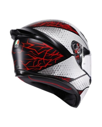 AGV Casque intégral K1 S Speedarmor gris mat orange