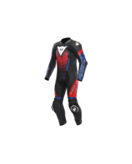 Dainese Lederkombi perf. 1-tlg. Laguna Seca 6 schwarz-blau-rot