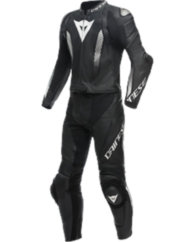 Dainese Lederkombi 2-tlg. Laguna Seca 5 K L schwarz-weiss