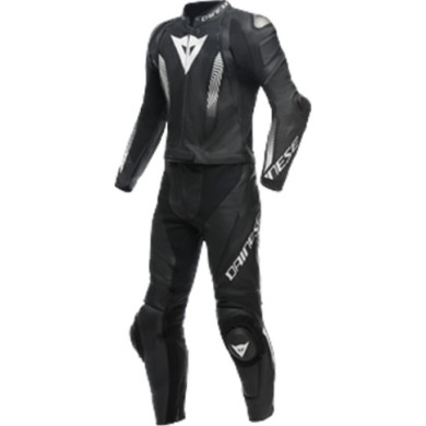 Dainese Cuir combinaisons perf. 2pcs. Laguna Seca 5 noir-blanc