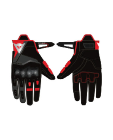 Dainese Handschuhe Siroc schwarz-rot