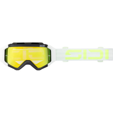 SIDI MX Brille Fulmen Mirror weiss-fluo gelb-gold