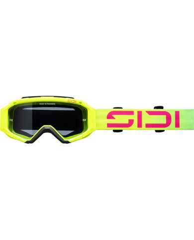 SIDI MX Brille Gravix Smoke fluo gelb- grün-pink