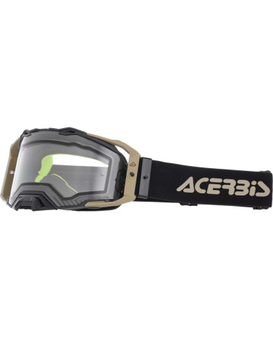 Acerbis Vulcan Enduro Goggle Black Brown - Clear
