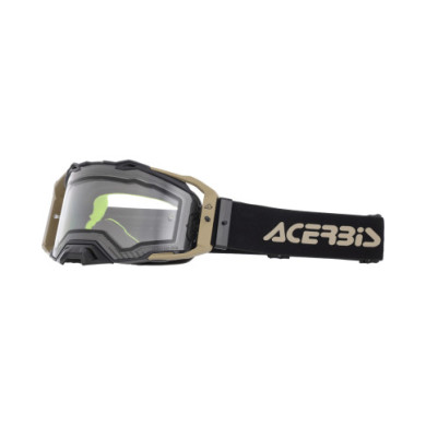 Acerbis Vulcan Enduro Goggle Black Brown - Clear