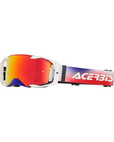 Acerbis Vortex Goggle Blue Red - Mirror Red