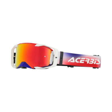 Acerbis Vortex Goggle Blue Red - Mirror Red