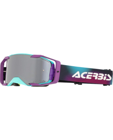 Acerbis Vortex Goggle Turquoise - Mirror Dark