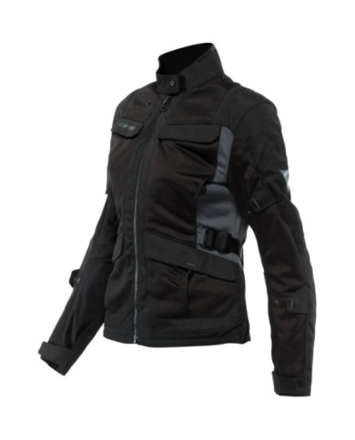 Dainese Femmes Veste Desert Tex noir-gris