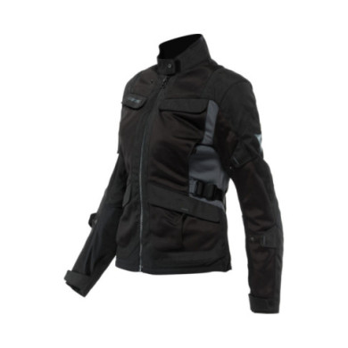 Dainese Femmes Veste Desert Tex noir-gris