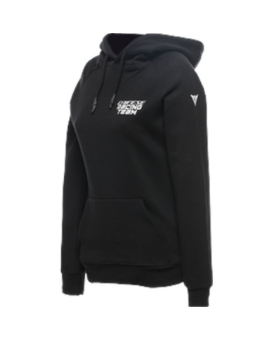 Dainese Damen Hoodie Racing schwarz-weiss