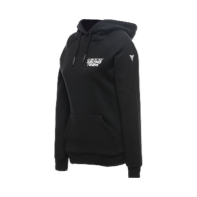Dainese Damen Hoodie Racing schwarz-weiss