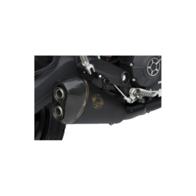 ZARD Schwarzer Edelstahl E4 homologierter Slip-On