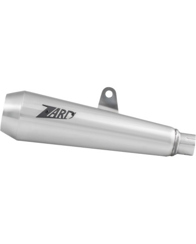 ZARD Polierter Edelstahl E5 homologierter Slip-On