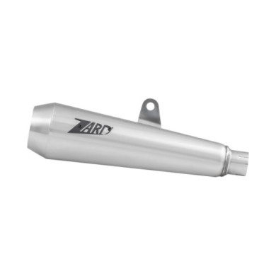 ZARD Polierter Edelstahl E5 homologierter Slip-On