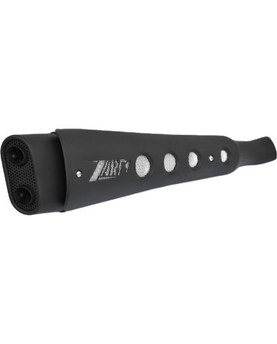 ZARD Acier inoxydable noir, homologué E3, kit complet