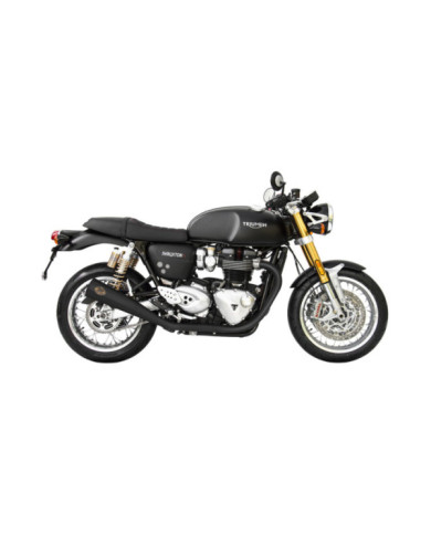ZARD Slip-On noir en acier inoxydable avec homologation E4