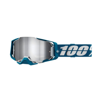 100percent 100% Armega Goggle Albar - Mirror Silver