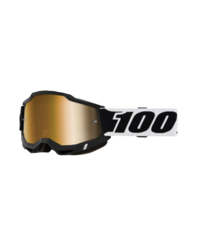 100percent 100% Accuri 2 Goggle Blck001 - True Gold Mirror Lens
