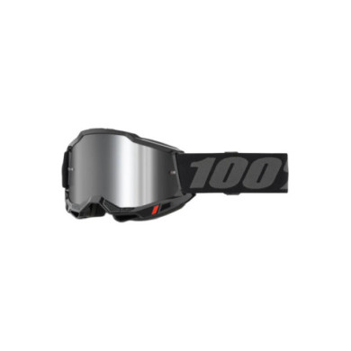 100percent 100% Accuri 2 Junior Goggle Black - Silver Mirror Lens